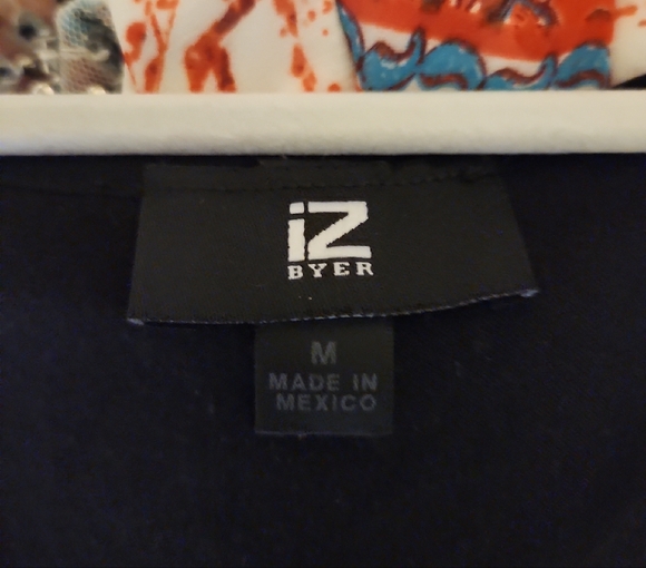 Iz Byer Black Layered Sleeveless Top - Picture 3 of 4